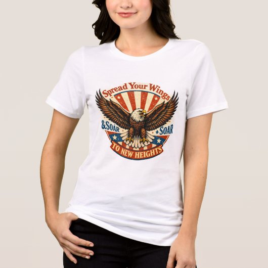 羽ばたけ トライブレンドTシャツ (正面)