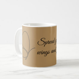 羽ばたけ — バタフライ マグカップ