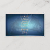 羽をつけられたペンキの馬のprofilecard_business_hori… 名刺 (裏面)