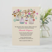 羽をつけられた友人の秋の招待状 招待状 (スタンド正面)