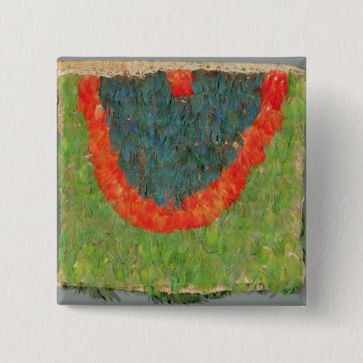 羽をつけられた岬 缶バッジ (正面)