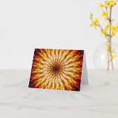 羽をつけられた日曜日Notecard カード (黄色い花)