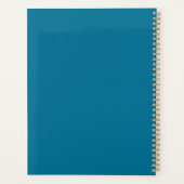 羽をファンインした孔雀 – ワイルドライフバード写真 プランナー手帳 (裏面)