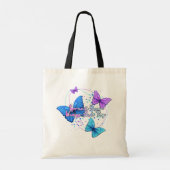羽を広げて蝶を飛ばせ トートバッグ (裏面)