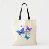 羽を広げて蝶を飛ばせ トートバッグ (正面)
