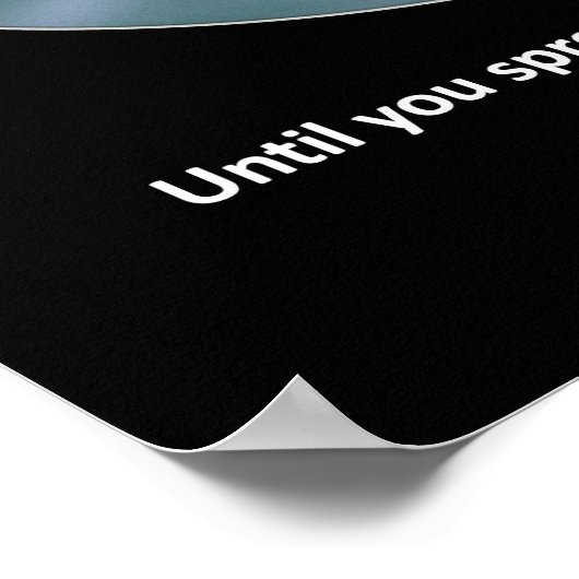 羽を広げる ポスター (角)