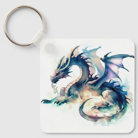 羽を持つドラゴン キーホルダー (正面)