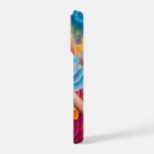 羽を持つ優雅なプリンセス iPhoneケース (左側面)
