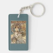 羽を持つ女性- PLM鉄道旅行ポスター キーホルダー (裏面)