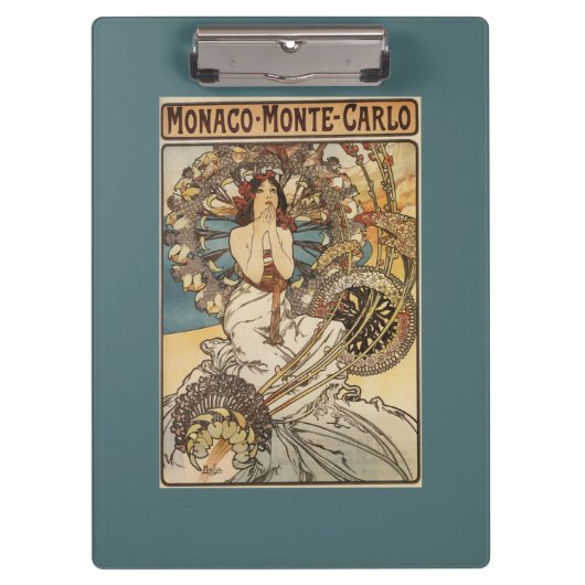 羽を持つ女性- PLM鉄道旅行ポスター クリップボード (正面)