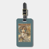 羽を持つ女性- PLM鉄道旅行ポスター ラゲッジタグ (正面縦)