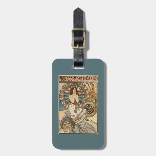 羽を持つ女性- PLM鉄道旅行ポスター ラゲッジタグ (正面縦)