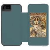 羽を持つ女性- PLM鉄道旅行ポスター INCIPIO iPhoneウォレットケース (フォリオオープン)