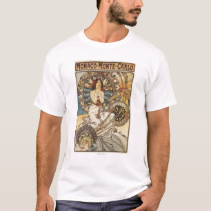 羽を持つ女性- PLM鉄道旅行ポスター Tシャツ