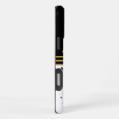 羽を持つ戦士とライオン iPhoneケース (右側面)