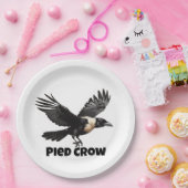 羽を開けた空きカラス ペーパープレート (パーティー)