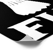 羽を飛ばすドミントンPion ポスター (角)