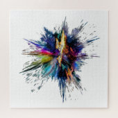 「羽を飛ばす」 ジグソーパズル (横)