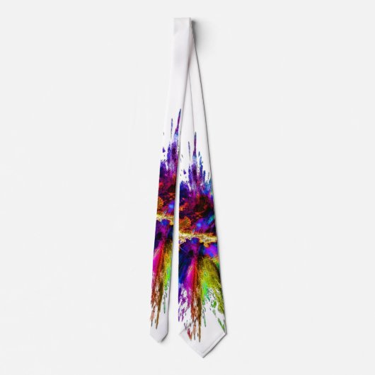 「羽を飛ばす」 ネクタイ (裏面)