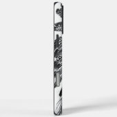 羽を飾った激しいインディアンの戦士の少女 Case-Mate iPhoneケース (裏面 / 右)