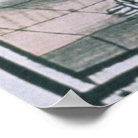 羽アステカを染める職人 ポスター (角)