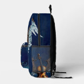 羽エレガント付き素晴らしいバイオリン。 プリントバックパック (右)