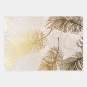 羽エレガント形 ラッピングペーパーシート (正面)