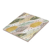 羽エレガント毛と抽象芸術ブラシストロークのシームレス タイル (側面)