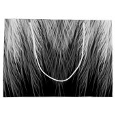 羽エレガント毛模様 ラージペーパーバッグ (裏面)