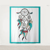 羽カラフルの夢 タペストリー (正面)