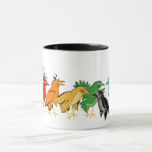 羽カラフルの鳥