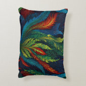 羽カラフル形 アクセントクッション (裏面(縦))