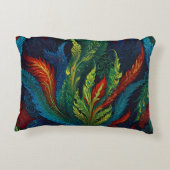 羽カラフル形 アクセントクッション (裏面)