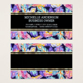 羽カラフル形 |ゴールデントリム (正面&裏面)