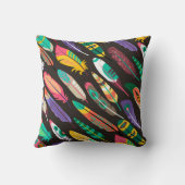 羽カラフル根 クッション (裏面)