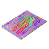 羽カラフル根 ノートブック (左側)