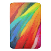 羽カラフル根 バスマット (正面縦)