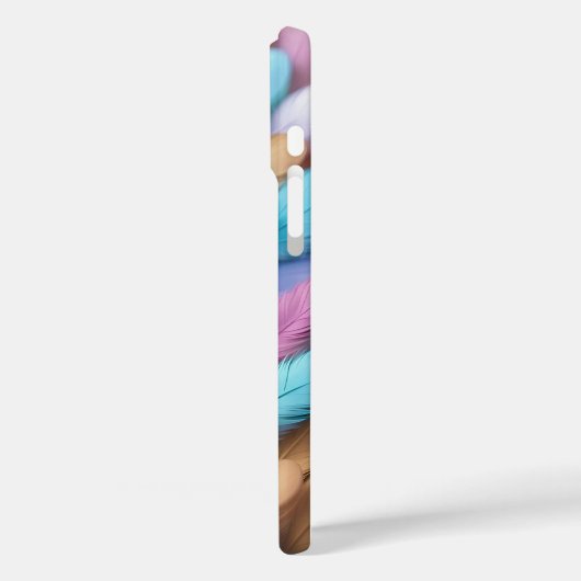 羽カラフル根 Case-Mate iPhoneケース (裏面 / 左)