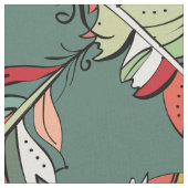 羽カラフル継ぎ目パターン ファブリック (クローズアップ)