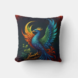 羽カラフル鳥 クッション
