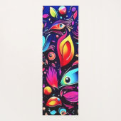 羽サイケデリック夢 ヨガマット (裏面)