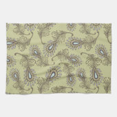 羽パターン キッチンタオル (横)