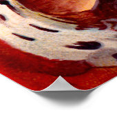 羽付きサンタ ポスター (角)