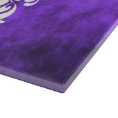 羽付きラベンダーリボン カッティングボード (角)