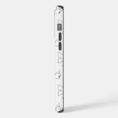 羽化 - 隠れた蝶 iPhoneケース (左側面)