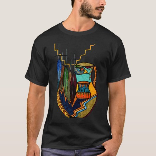 羽及びポットの精神 Tシャツ (正面)