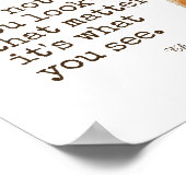 羽感動的付きソロー引用文 ポスター (角)