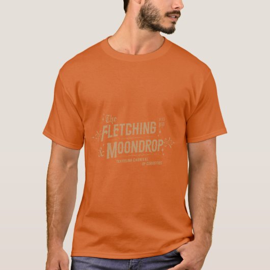 羽打ちムーンドロップ Tシャツ (正面)