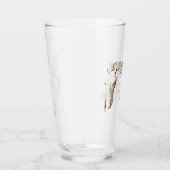 羽根と射手を使用したWildWind飲料用ガラス タンブラーグラス (右)