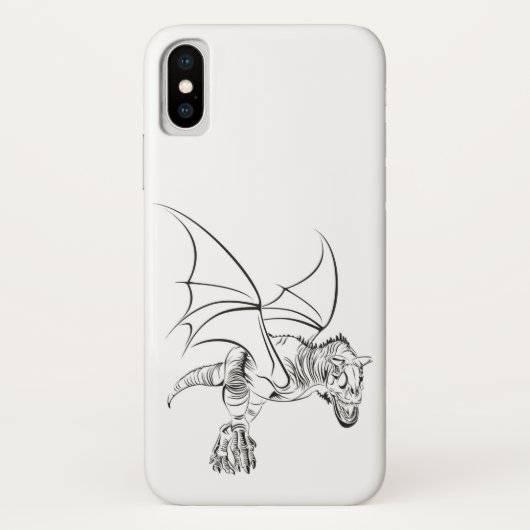 羽根のある猛禽 / トライバル Case-Mate iPhoneケース (裏面)